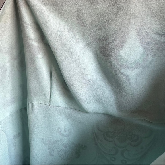 To the Max Y2K Silk Babydoll Dress with Tie Front and Paisley Phoebe Sz 6 Purple - Picture 15 of 16